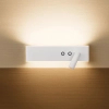 Minimalistyczny kinkiet Resort ML1569 LED 10W+3W 4000K biały