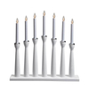 7-płomienna lampa świecznikowa Maseskar candle biała
