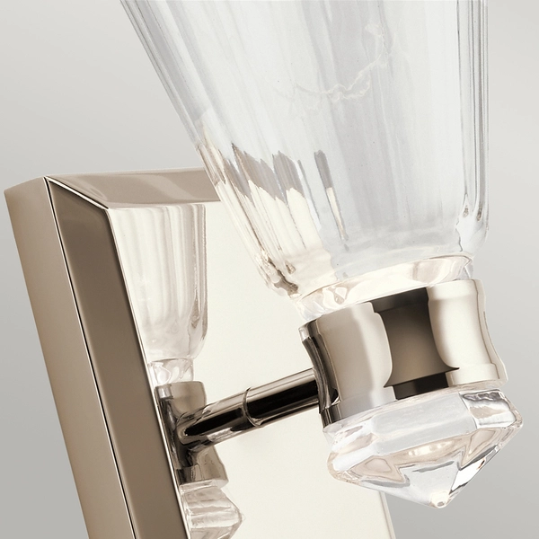 Kinkiet w kształcie karafki QN-KAYVA1-PN LED 8W szkło nikiel