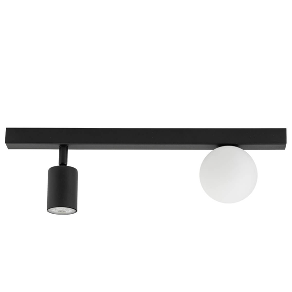 Lampa sufitowa na belce Vox 10000 bubble tubka metalowa czarna