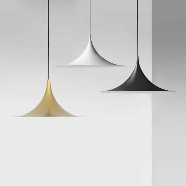Lampa zawieszana nad stół Oslo ABR-OSLO-B Abruzzo stożek czarna