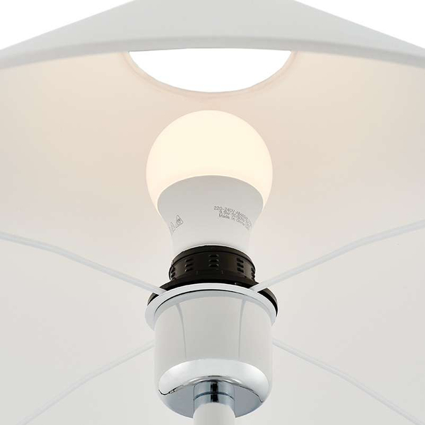 LAMPA stołowa REA 40601101 Kaspa stojąca LAMPKA nocna biała