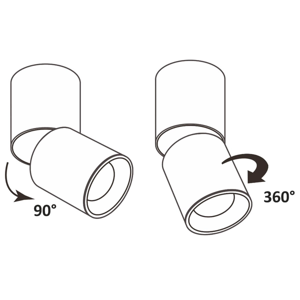 Kierunkowa lampa sufitowa Nixa do przedpokoju czarna złota