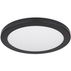 LAMPA sufitowa LASSE 12379-24B Globo okrągła OPRAWA metalowa LED 24W 3000K - 6500K plafon czarny