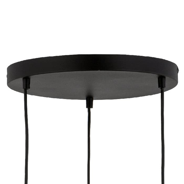 Lampa wisząca do salonu Delta 4840 TK Lighting owalna przydymiona