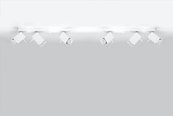 Regulowana LAMPA sufitowa MERIDA SL.0464 metalowa OPRAWA reflektorki białe