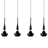 Metalowa lampa wisząca Tasos AZ0885 wielopunktowa czarna