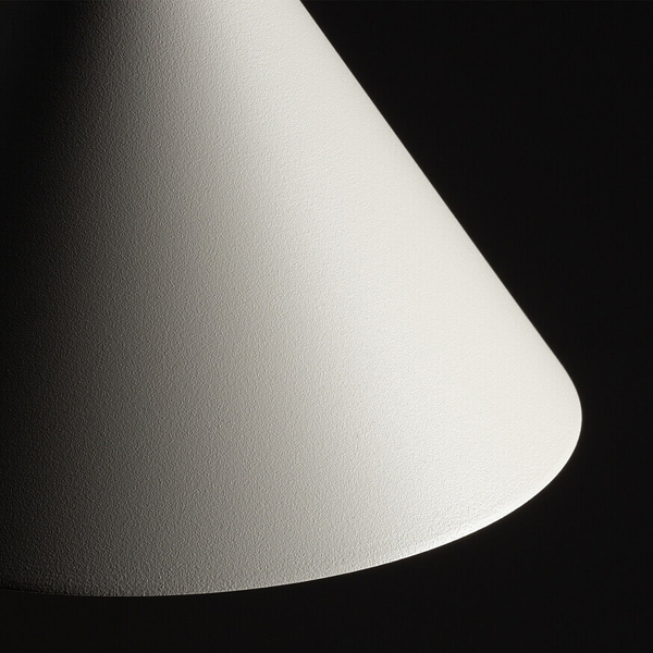 Lampa wisząca stożek Zenith 10872 Nowodvorski zwis do sypialni jedwabisty szary