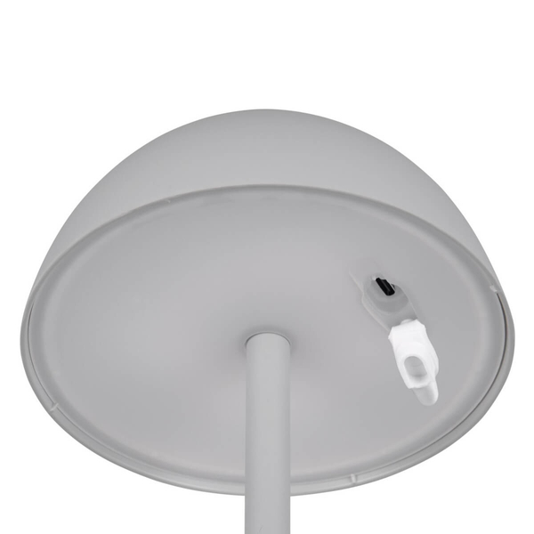 Stołowa lampka na taras Ricardo R54106177 LED 2W 3000K IP54 szara