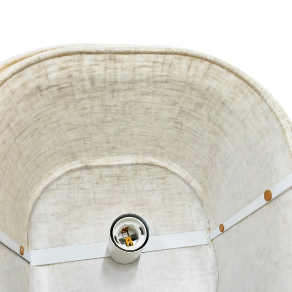 Wisząca lampa ekologiczna TAKAI beżowa 2620003018 1xE27 nad stół do salonu