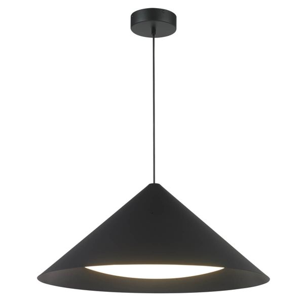Lampa wisząca Triangolo ST-12668P/L LED 14W 3000K stożek do kuchni czarna