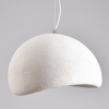 Regulowana lampa do salonu Stone DN426-600 wiszący kamień metalowy biały