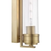 Łazienkowa lampa ścienna Tommaso TOM0763  tuba IP44 antyczny brąz