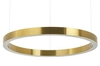 Złoty pierścień wiszący Ring do sypialni LED 50W 3000K  okrągły