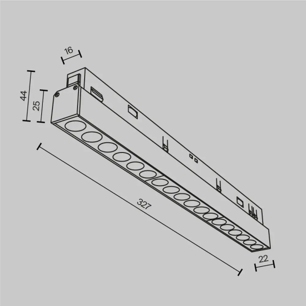 Szynowa lampa magnetyczna TR031-4-18WTW-DD2-W LED 18W 2700-6000K biała