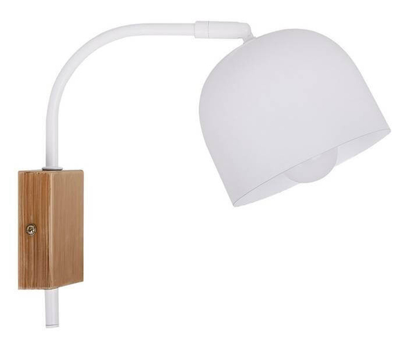 Regulowana lampa ścienna RUPI 21-75482 metalowa loftowy kinkiet biały
