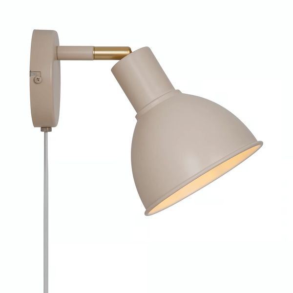 Ścienna lampa kopuła POP 45841009 regulowana beżowy