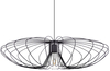 Wisząca lampa Tizi K-3409 industrialny druciak czarny