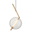Wisząca lampa ball Amore ST-8869P-1 Step LED 12W 3000K designerska złota