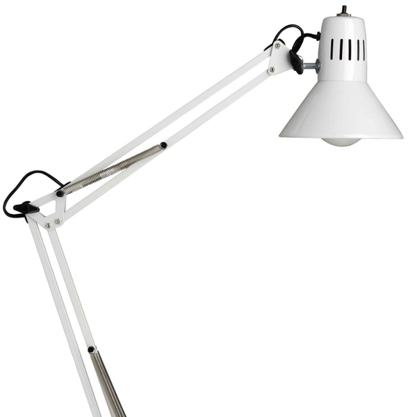 Lampa kreślarska Hobby 10802/05 mocowana na imadło biała
