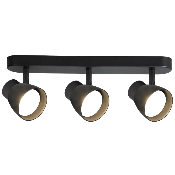 Regulowana sufitowa lampa Dravo LP-9523/3WS BK potrójna czarna