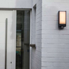 Zewnętrzna LAMPA elewacyjna QUBO 5193002118 Lutec kinkiet OPRAWA metalowa LED 13W 3000K z czujnikiem IP54 szara