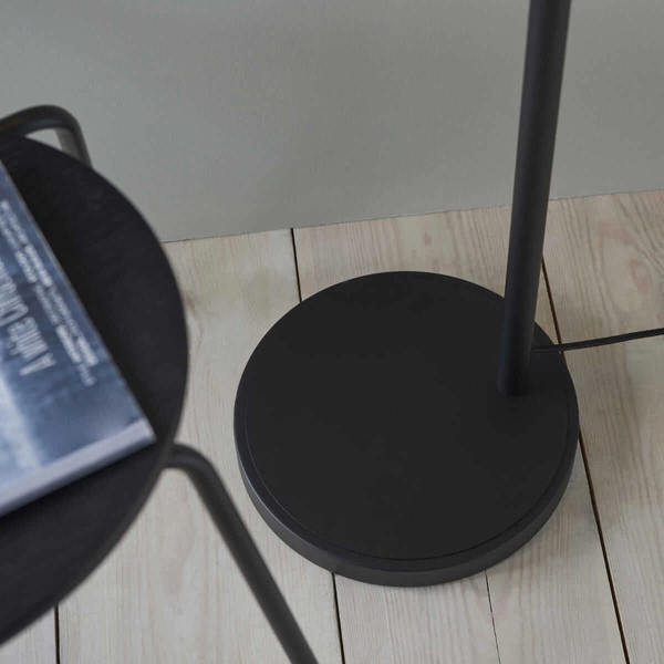 Biurowa lampa podłogowa Franklin 98753 Endon retro mosiądz czarna