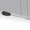Wisząca lampa listwa HOOP 2732-33 LED 24W 3000K antracyt srebrny