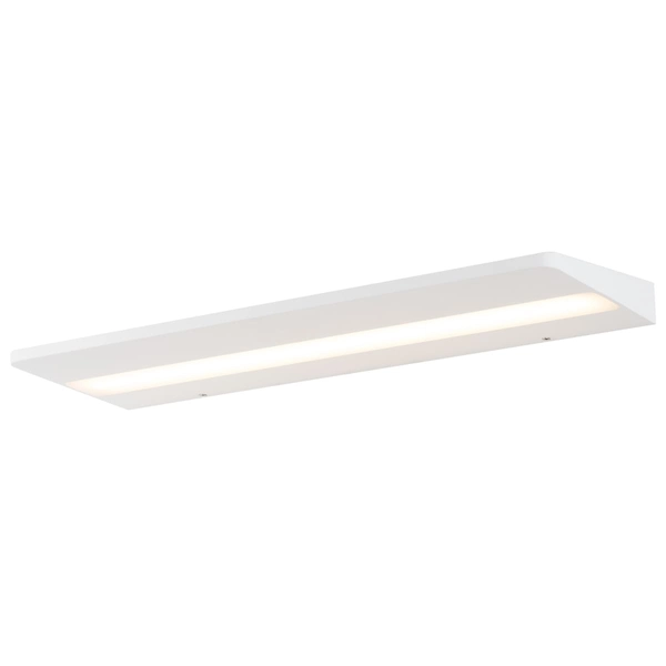 Podłużny kinkiet SHELF W0213 LED 10W 3000K do przedpokoju metal biały