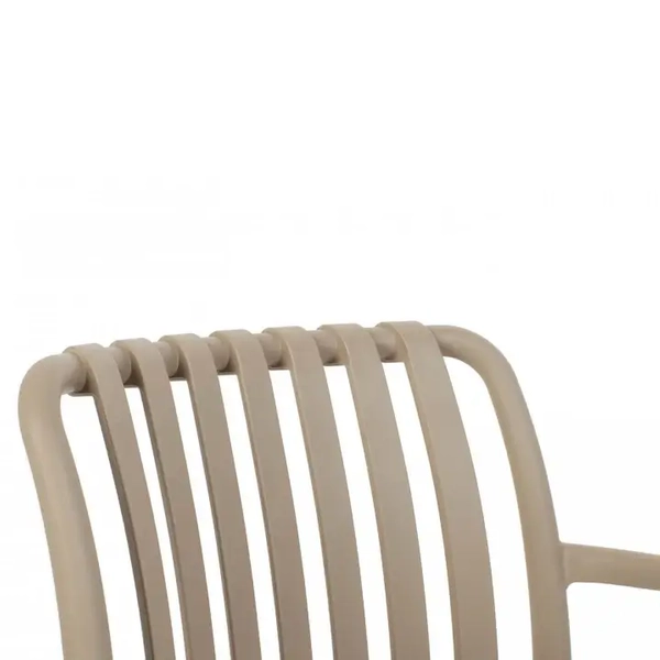 Krzesło na zewnątrz STRIPS KH1501100283 King Home minimalistyczne beżowe