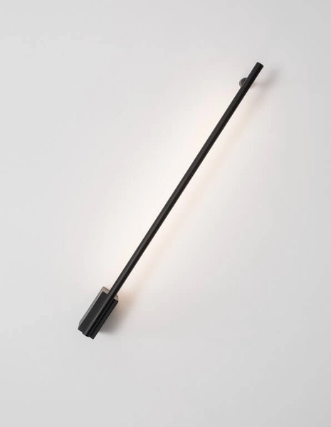 Nowoczesny kinkiet salonowy Buin LED 15W 3000K natynkowy czarny