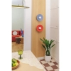 Naścienna minimalistyczna lampa Caponio CPWA112000 czerwono pomarańczowy