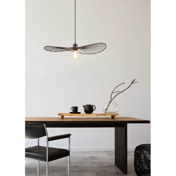 Wisząca lampa Chapeau R31451032 RL Light kapelusz metalowy czarny