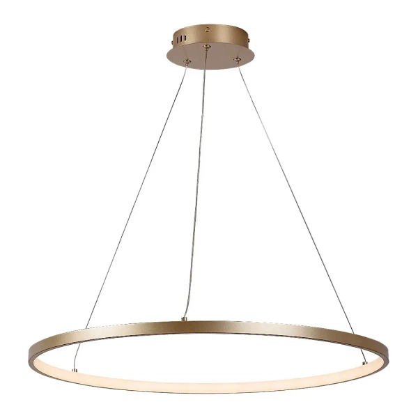 Wiszący żyrandol ledowy Beliza 72347 LED 55W 3000K pierścień złoty