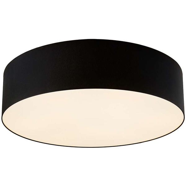 Plafon LAMPA sufitowa SPACE M 30660302 Kaspa abażurowa OPRAWA ścienna KINKIET okrągły czarny