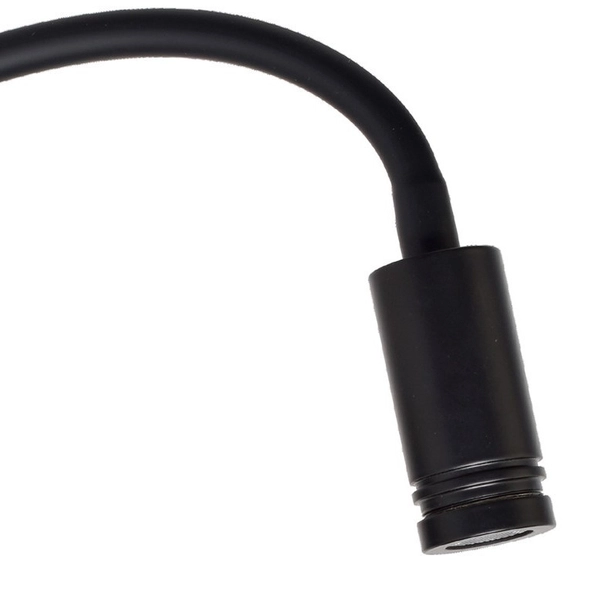 Kinkiet LAMPA ścienna BASE ML6354 Milagro regulowana OPRAWA metalowa LED 10W 4000K z portem USB czarna