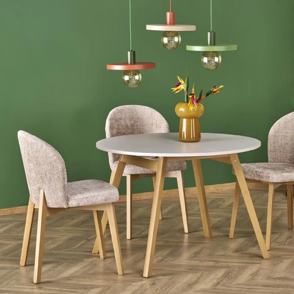 Wisząca lampa do jadalni Sila 10761 dysk zwis zielony