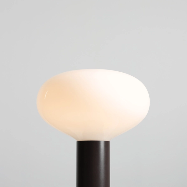 Owalna lampa stołowa Flo Table Mokka M 7000B28_M brązowa