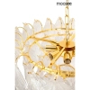 Wisząca lampa na łańcuchu CLARA złota MSE1501100560 9xE14 szklana glamour