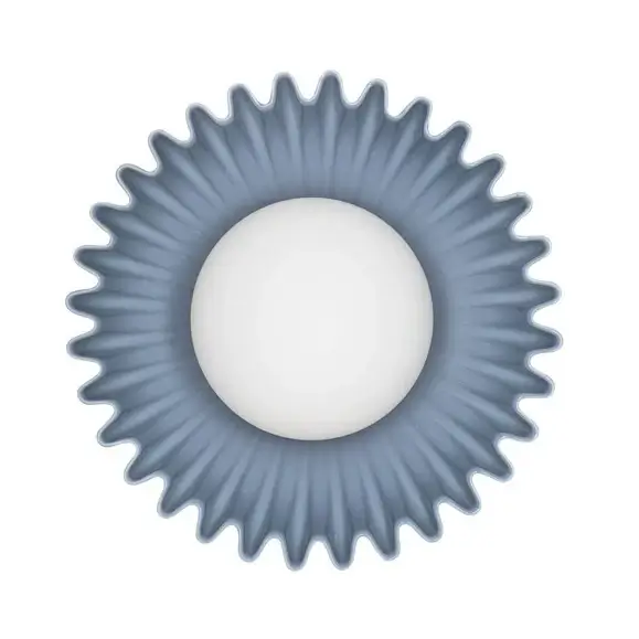 Lampa naścienna do salonu ALMENDA LE45271 okrągła niebieska