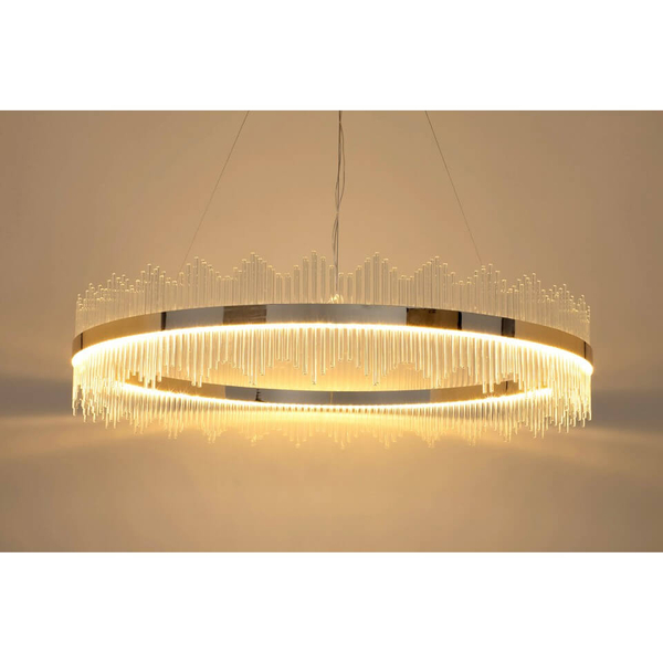 Lampa do salonu wisząca Florens MSE1501100142 Moosee LED 71W 3000K złota