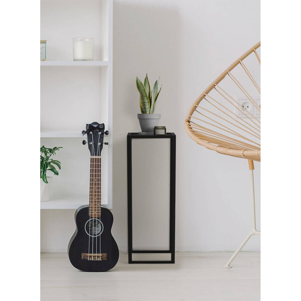 Kwietnik w kształcie stolika Kaja Home KS-08 KWIETNIK ECO L metalowy czarny