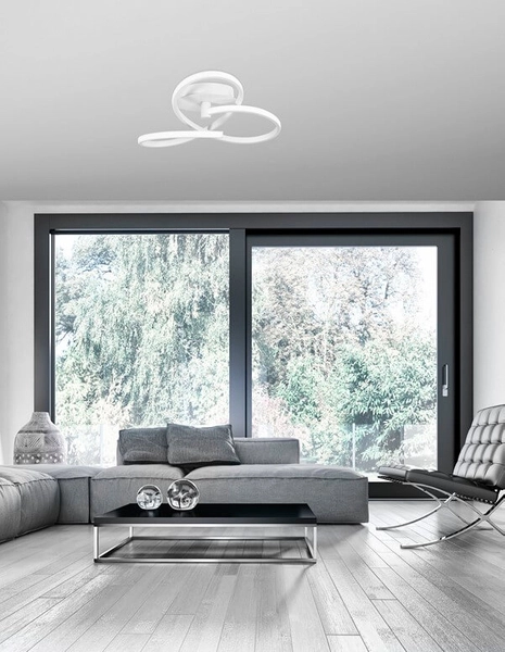 Przysufitowa lampa natynkowa Jerez LED 40W nowoczesna biała