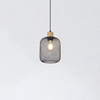 Metalowy zwis ażurowy Grendel 3131 czarna lampa wisząca do sypialni