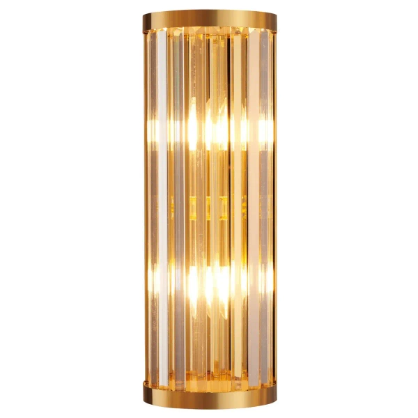 Lampa ścienna glamour EXELLENT ST-88022W przezroczysta złota