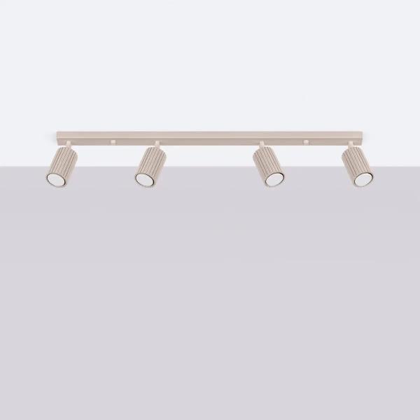 Sufitowa listwa KARBON SL.1765 reflektorki regulowane beżowe