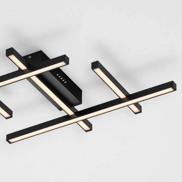 Ledowy plafon ramki TUMBES LE44475 LED 42W 3000K ściemnialny czarny