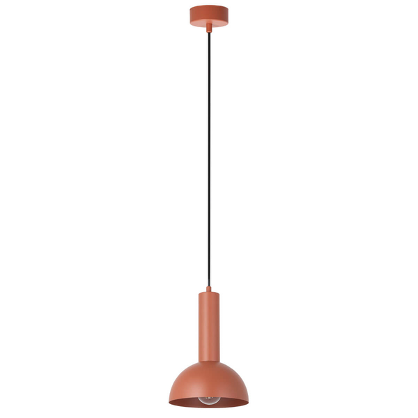 Lampa wisząca nad wyspę Vitrum 40973 kopuła do jadalni ceglana