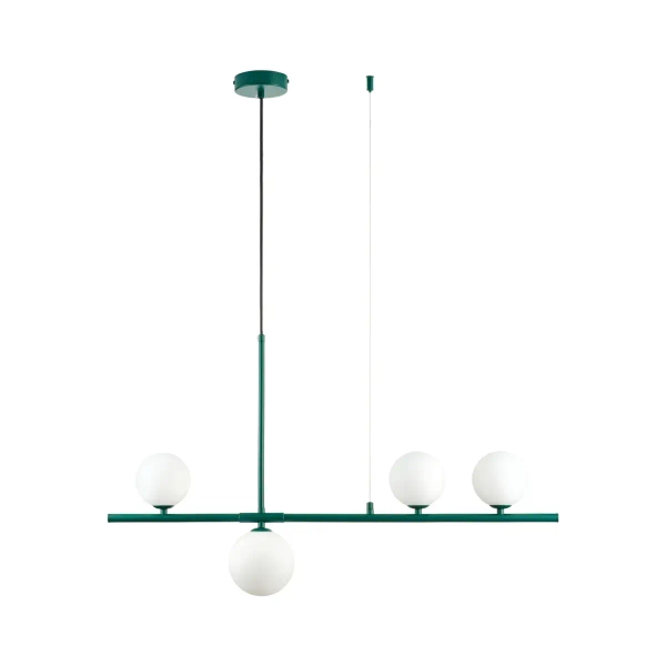 Kulista lampa wisząca MODERNO DN1506 green szmaragdowa 4xG9 kule