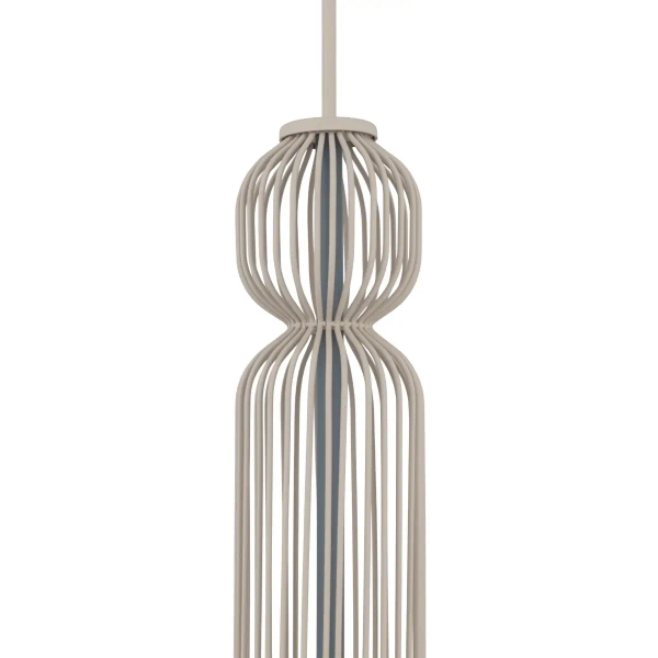 Metalowy klosz do lampy CAMELEON SINGLES 12209 szary błękit beżowy